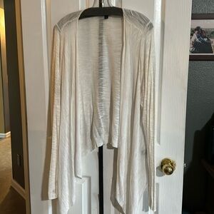 Torrid White Shawl Cover up